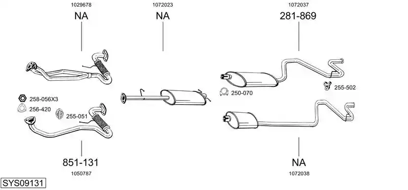 BOSAL SYS09131