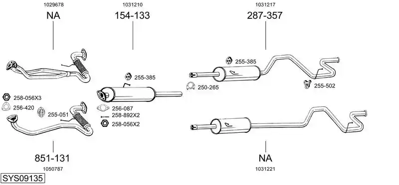 BOSAL SYS09135