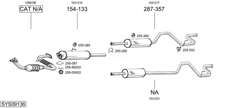 BOSAL SYS09136
