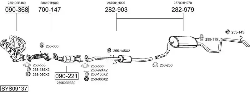 BOSAL SYS09137