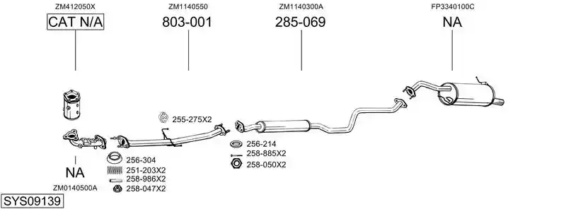 BOSAL SYS09139