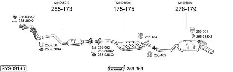 BOSAL SYS09140