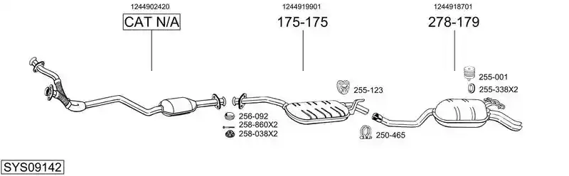 BOSAL SYS09142