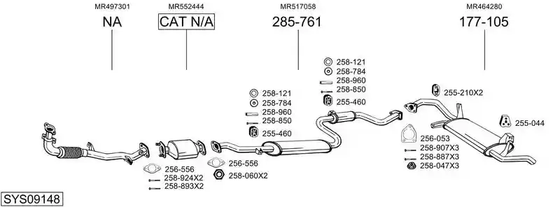 BOSAL SYS09148
