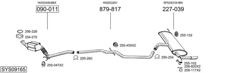 BOSAL SYS09165