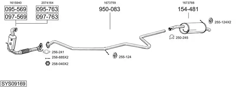 BOSAL SYS09169