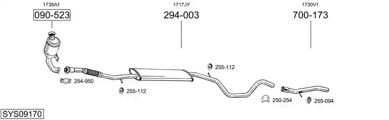 BOSAL SYS09170