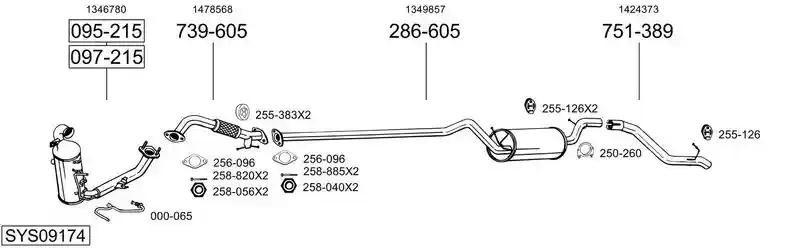 BOSAL SYS09174