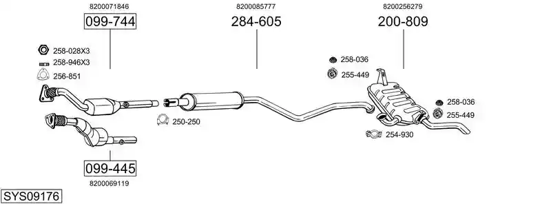BOSAL SYS09176