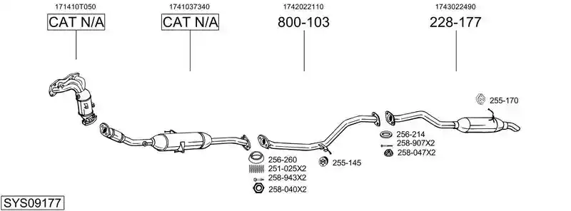 BOSAL SYS09177