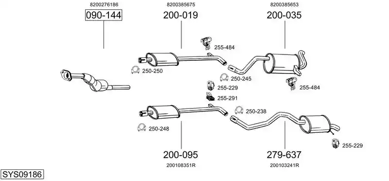 BOSAL SYS09186