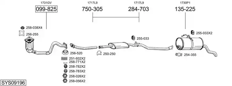 BOSAL SYS09196
