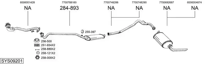 BOSAL SYS09201