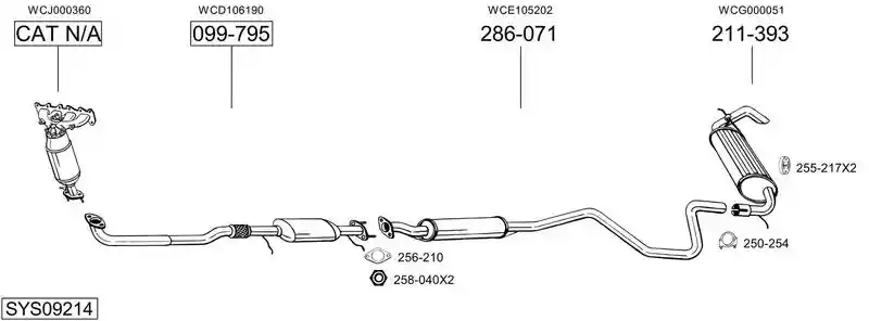 BOSAL SYS09214