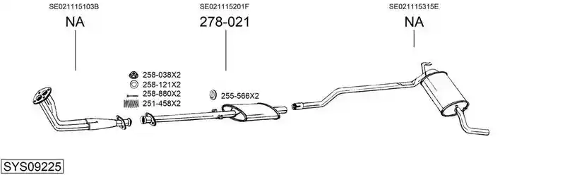 BOSAL SYS09225