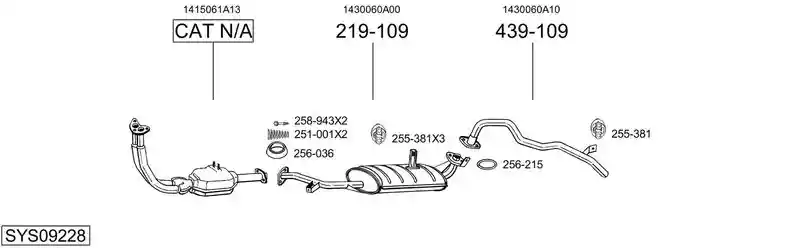 BOSAL SYS09228