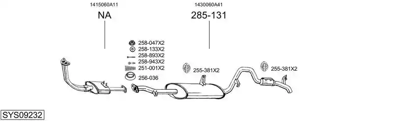 BOSAL SYS09232