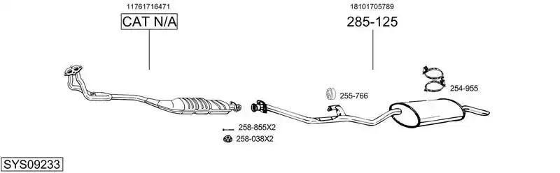 BOSAL SYS09233