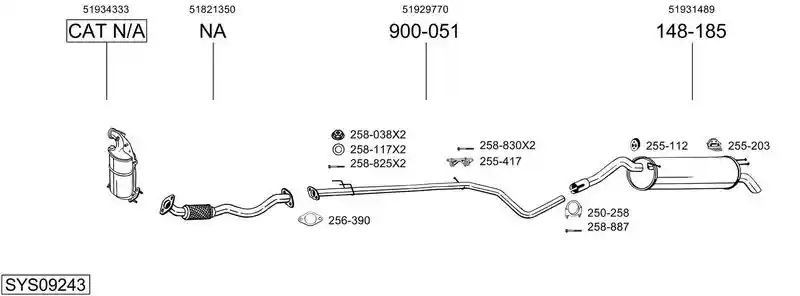 BOSAL SYS09243