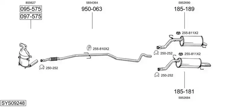 BOSAL SYS09248