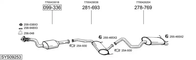 BOSAL SYS09253