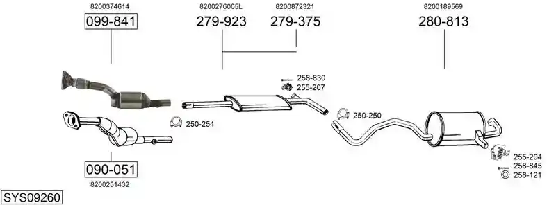 BOSAL SYS09260