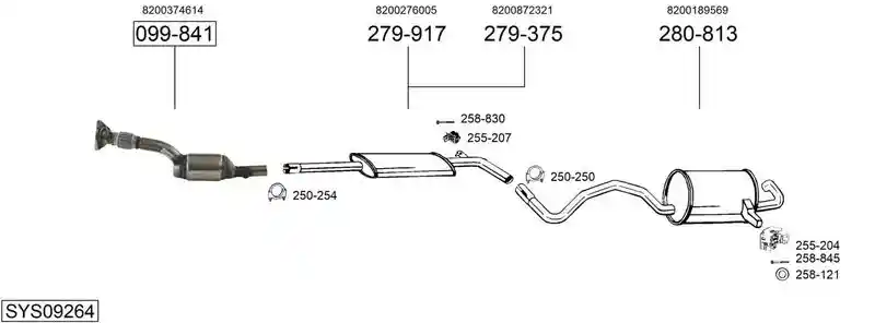 BOSAL SYS09264