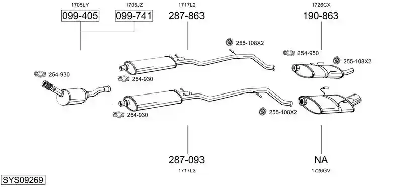 BOSAL SYS09269