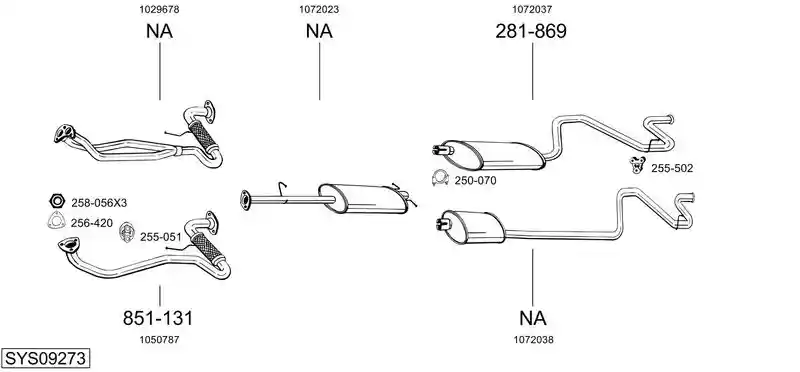 BOSAL SYS09273