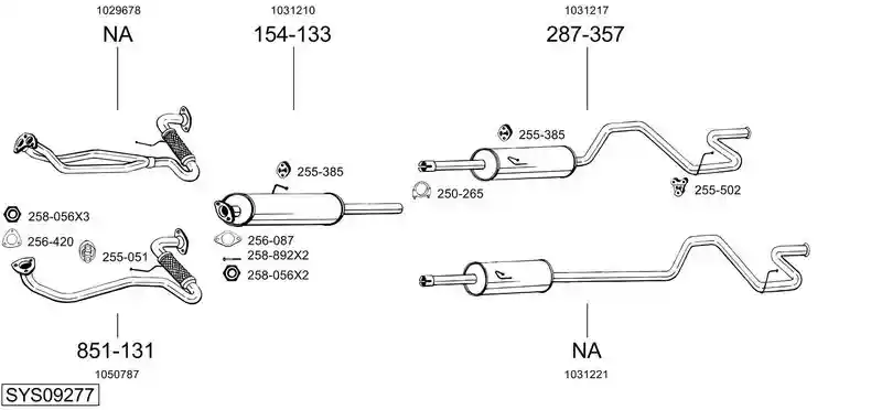BOSAL SYS09277