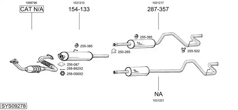 BOSAL SYS09278