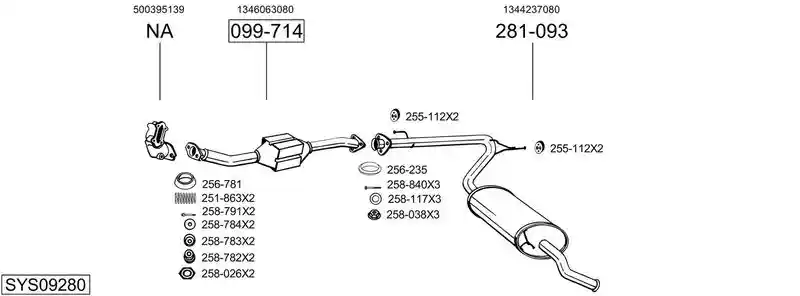 BOSAL SYS09280