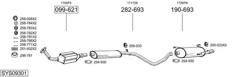 BOSAL SYS09301