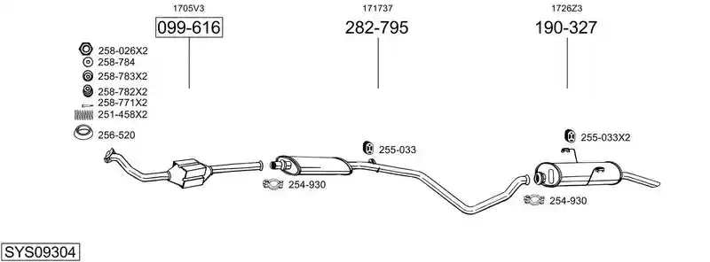 BOSAL SYS09304