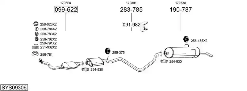 BOSAL SYS09306