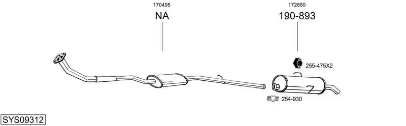 BOSAL SYS09312