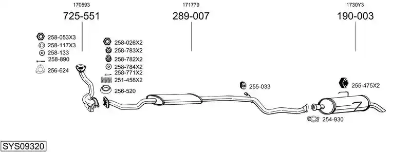 BOSAL SYS09320