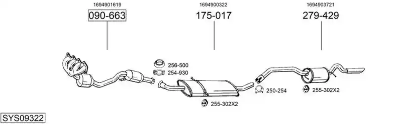 BOSAL SYS09322