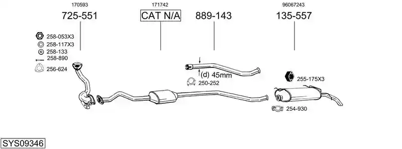 BOSAL SYS09346