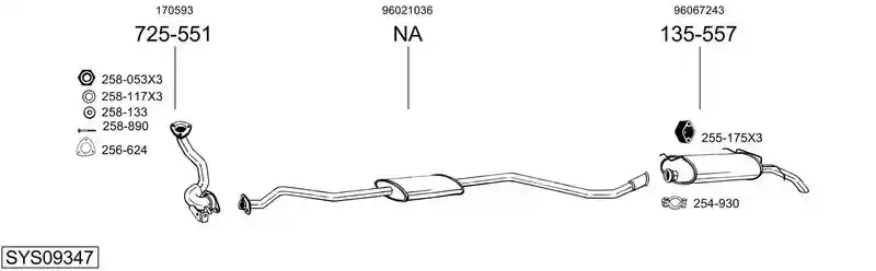 BOSAL SYS09347