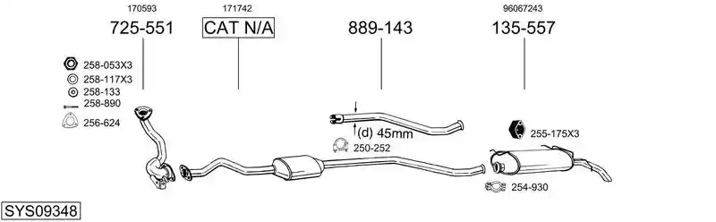 BOSAL SYS09348