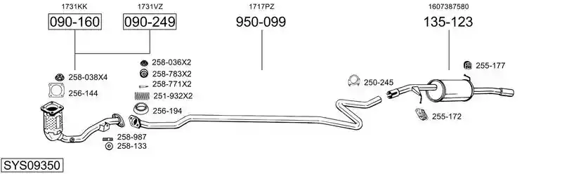BOSAL SYS09350