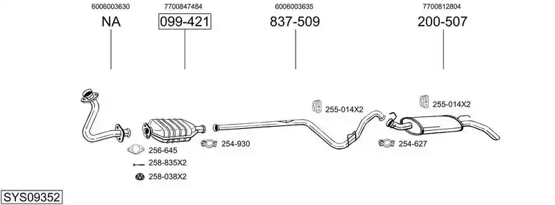BOSAL SYS09352