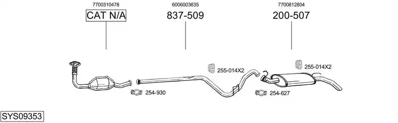 BOSAL SYS09353