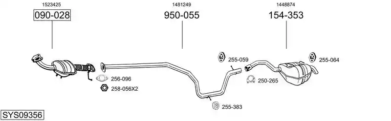 BOSAL SYS09356