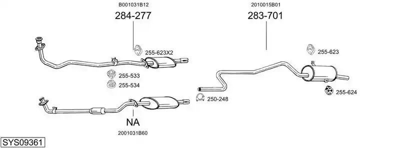 BOSAL SYS09361