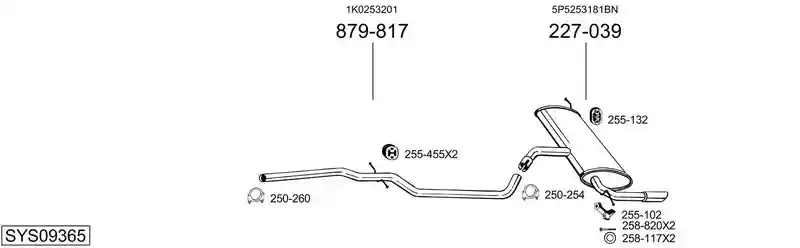 BOSAL SYS09365