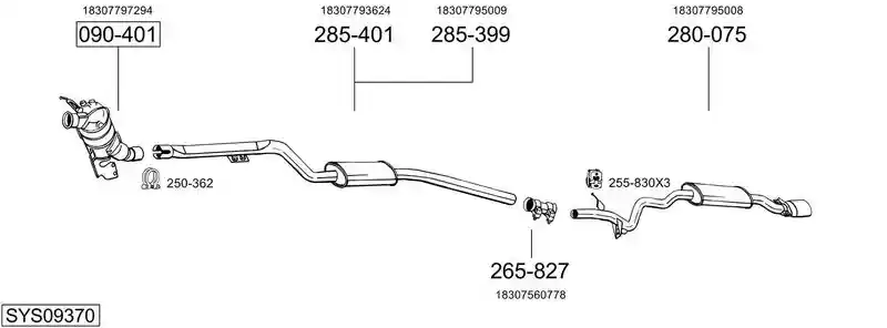 BOSAL SYS09370