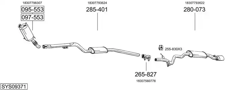 BOSAL SYS09371