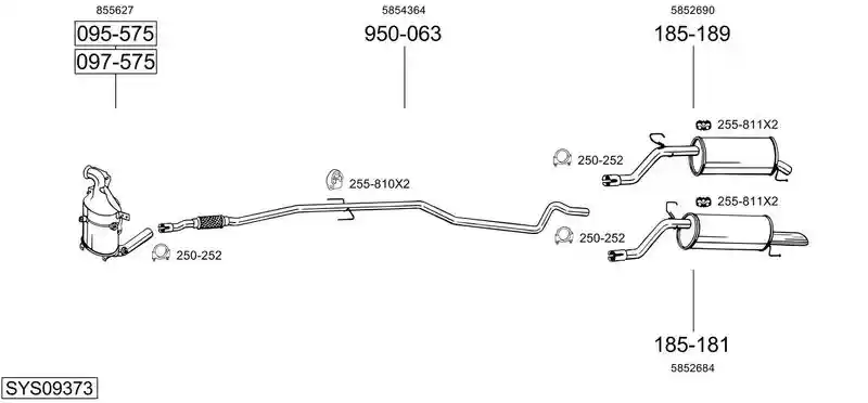 BOSAL SYS09373
